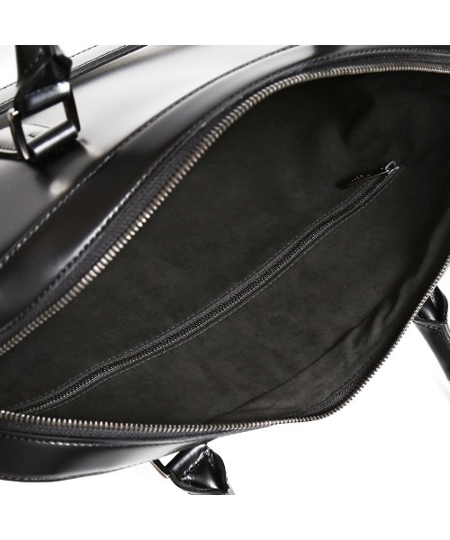 PELLE MORBIDA(ペッレモルビダ)の「Capitano(キャピターノ) CA401-ブリーフバッグ(1室タイプ)(ショルダーバッグ・メンズ・ブラック・FREE)」の9枚目の写真