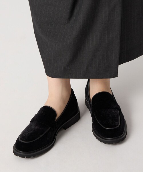 ODETTE E ODILE（オデットエオディール）の「ベルベットタンクローファー フラット30↑（ローファー・レディース・ブラック/ダークブラウン・25cm/24.5cm/24cm/23.5cm/23cm/22.5cm/22cm）」の12枚目の写真