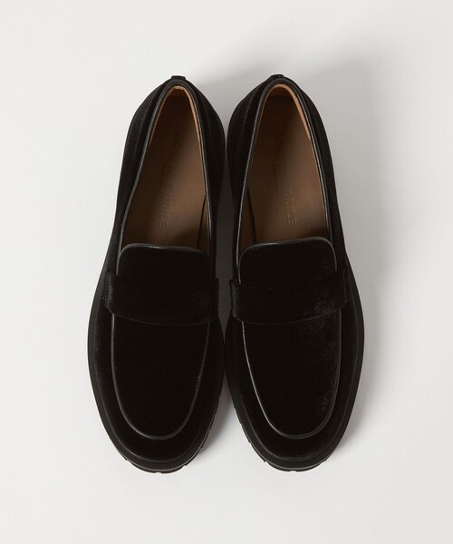 ODETTE E ODILE（オデットエオディール）の「ベルベットタンクローファー フラット30↑（ローファー・レディース・ブラック/ダークブラウン・25cm/24.5cm/24cm/23.5cm/23cm/22.5cm/22cm）」の3枚目の写真