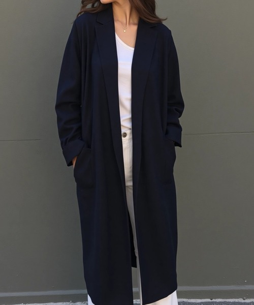 cammie(キャミー)の「リボンベルト付きシャツワンピース(シャツワンピース・レディース・ブラウン/ネイビー・M/L)」の8枚目の写真