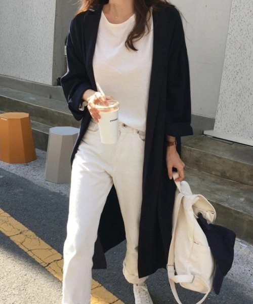 cammie(キャミー)の「リボンベルト付きシャツワンピース(シャツワンピース・レディース・ブラウン/ネイビー・M/L)」の7枚目の写真