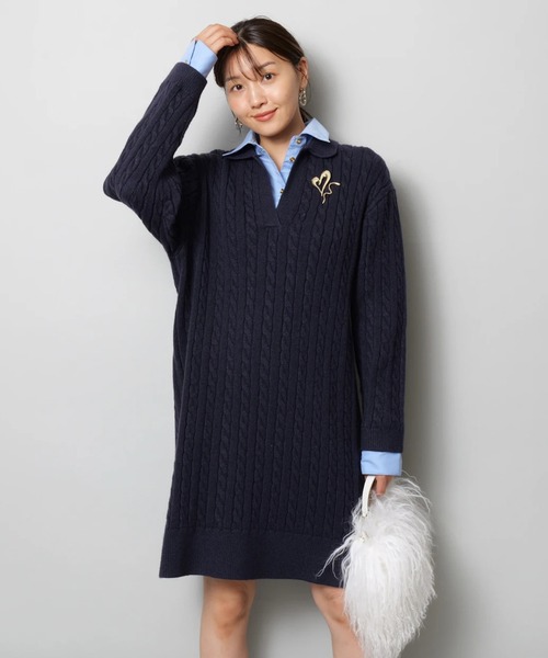 レイヤードケーブルミニワンピース（ワンピース）｜JUSGLITTY（ジャス