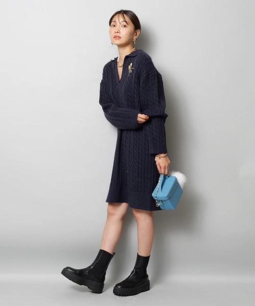 レイヤードケーブルミニワンピース（ワンピース）｜JUSGLITTY（ジャス