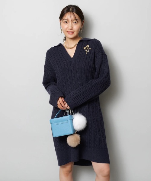 ジャスグリッティー❤︎新品タグ付き❤︎ レイヤードケーブルミニワンピース レイヤードケーブルミニワンピース（ワンピース）｜JUSGLITTY（ジャス