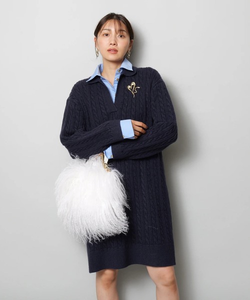 レイヤードケーブルミニワンピース（ワンピース）｜JUSGLITTY（ジャス