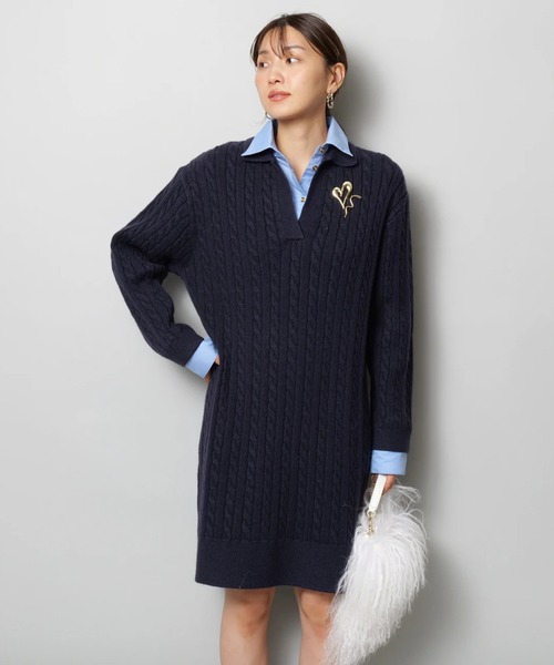 レイヤードケーブルミニワンピース（ワンピース）｜JUSGLITTY（ジャス