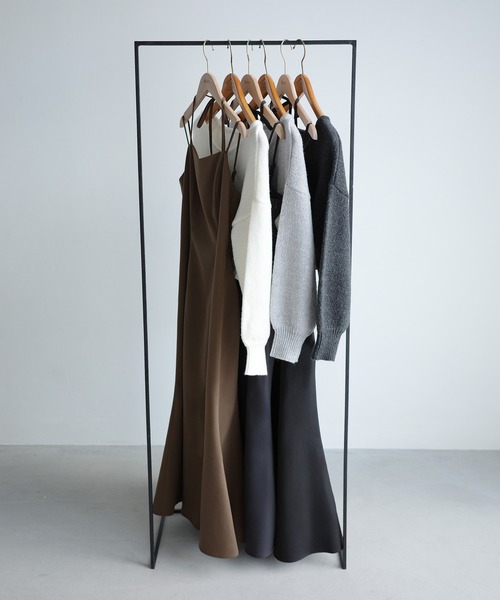 セール】ショートニット＋マーメイドキャミワンピースset(薄手、裏地