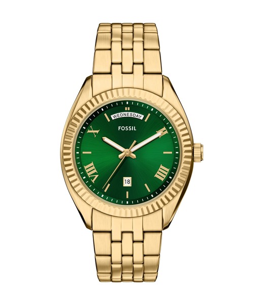 FOSSIL(フォッシル)の「フォッシル 腕時計 メンズ アナログ ステンレス FS6142(アナログ腕時計・メンズ・ゴールド・FREE)」の1枚目の写真