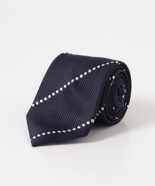 URBAN RESEARCH DOORS（アーバンリサーチドアーズ）の「LIFE STYLE TAILOR　25AW国内タイドットST1（ネクタイ・メンズ・ブラウン/ネイビー/グレー・-）」の9枚目の写真