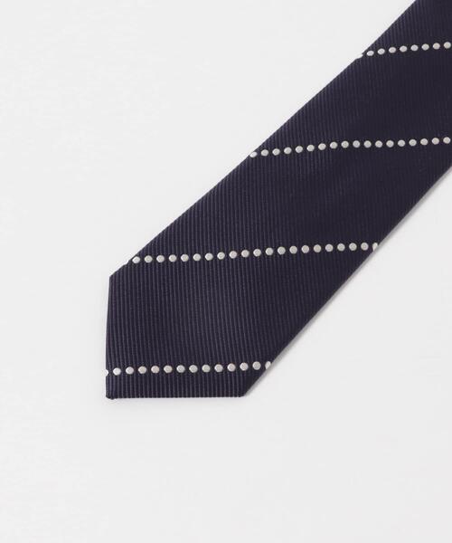 URBAN RESEARCH DOORS（アーバンリサーチドアーズ）の「LIFE STYLE TAILOR　25AW国内タイドットST1（ネクタイ・メンズ・ブラウン/ネイビー/グレー・-）」の10枚目の写真