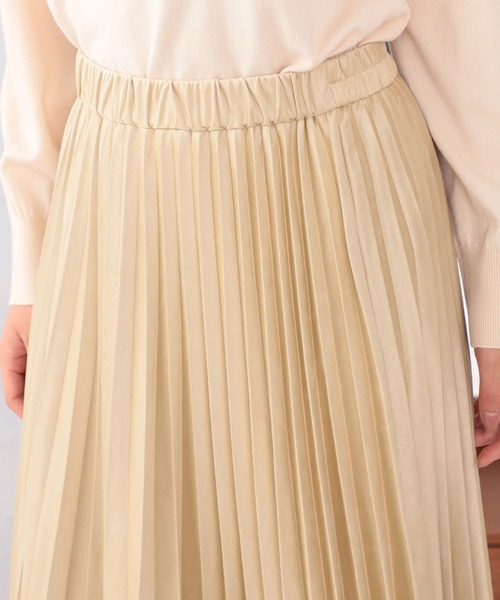 GALLORIA(ギャローリア)の「アコーディオンプリーツスカート(スカート・レディース・モカ/ベージュ・L/M/S/LL)」の10枚目の写真