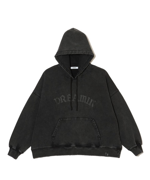 MSML（エムエスエムエル）の「GARMENT DYE WIDE PULLOVER HOODIE（パーカー・メンズ・ネイビー/オートミール/ブラック・M/L）」の5枚目の写真