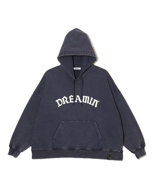 MSML（エムエスエムエル）の「GARMENT DYE WIDE PULLOVER HOODIE（パーカー・メンズ・ネイビー/オートミール/ブラック・M/L）」の11枚目の写真