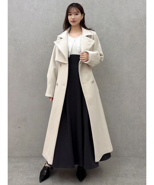 dazzlin（ダズリン）の「レースケープバックルワンピース（ワンピース・レディース・ブラウン/ブラック/チャコールグレー・MEDIUM/SMALL）」の18枚目の写真