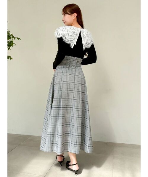 dazzlin レースケープバックルワンピース dazzlin（ダズリン） ワンピース レースケープバックルワンピース