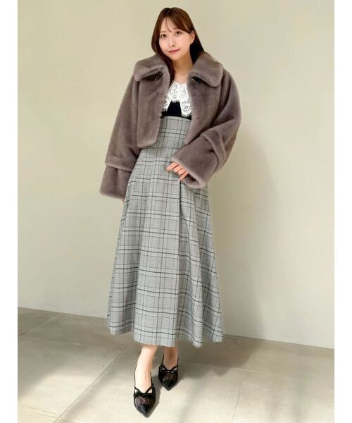 セール】レースケープバックルワンピース（ワンピース）｜dazzlin