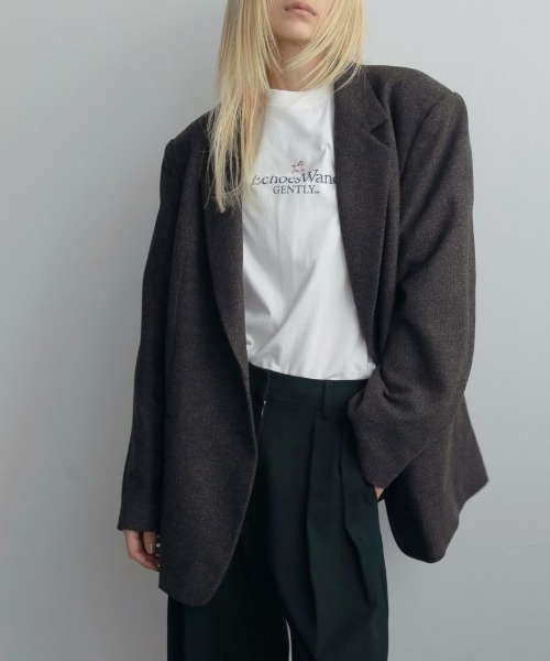 anuke（アンヌーク）の「[anuke/アンヌーク] ヘリンボーン ウール