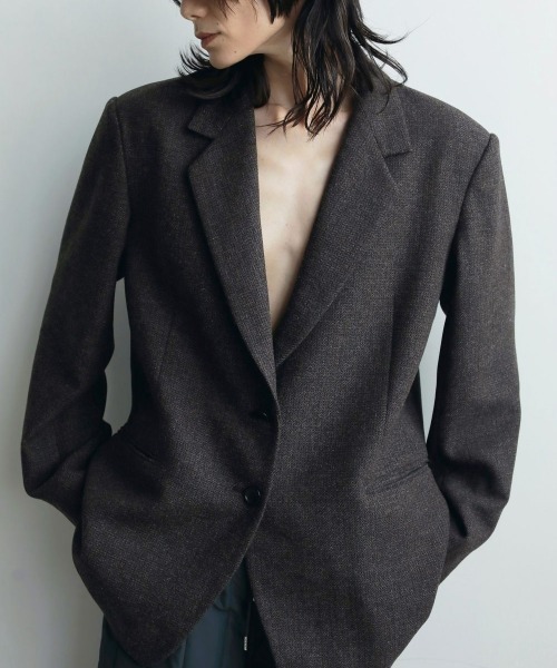 anuke（アンヌーク）の「[anuke/アンヌーク] ヘリンボーン ウール