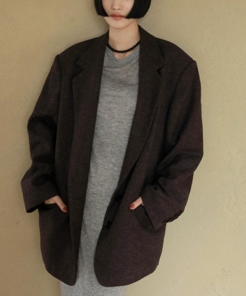 anuke（アンヌーク）の「[anuke/アンヌーク] ヘリンボーン ウール