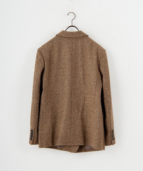 anuke/アンヌーク] ヘリンボーン ウール ジャケット（テーラード