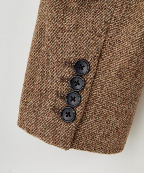 anuke/アンヌーク] ヘリンボーン ウール ジャケット（テーラード