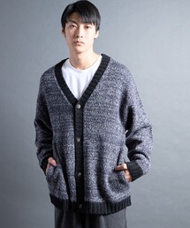 Magine | 【SELECT】PF:AC MIX COLOR KNIT CARDIGAN/ミックカラー クルーネックニットカーディガン(カーディガン/ボレロ)