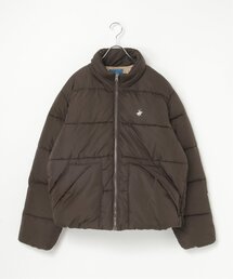 裏配色ファイバー中綿ジャケット