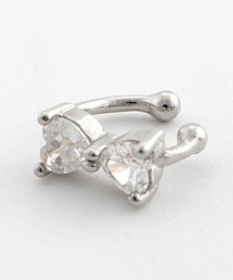 JewCas（ジュアキャス）の「JewCas JCQリボンストーンイヤカフ [JCQ0206]（イヤーカフ）」