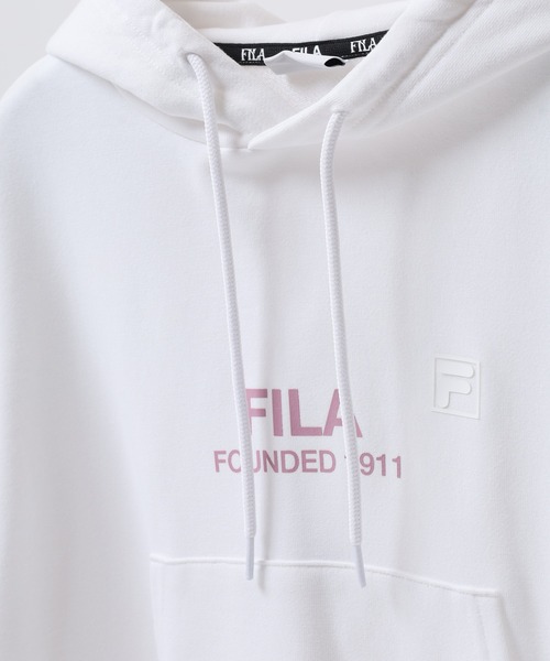FILA(フィラ)の「FILA フィラ プリント 長袖パーカー スウェット フーディ hoodie parka(パーカー・レディース・ホワイト/ネイビー/パープル・XL/L/M)」の17枚目の写真