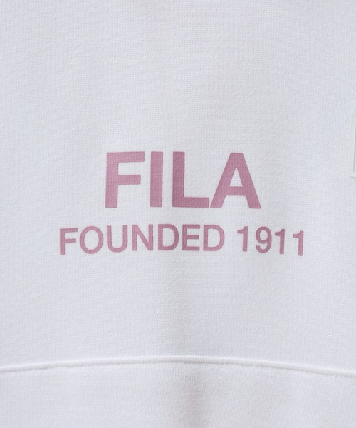 FILA(フィラ)の「FILA フィラ プリント 長袖パーカー スウェット フーディ hoodie parka(パーカー・レディース・ホワイト/ネイビー/パープル・XL/L/M)」の19枚目の写真