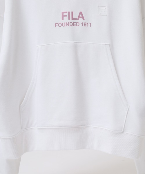 FILA(フィラ)の「FILA フィラ プリント 長袖パーカー スウェット フーディ hoodie parka(パーカー・レディース・ホワイト/ネイビー/パープル・XL/L/M)」の20枚目の写真