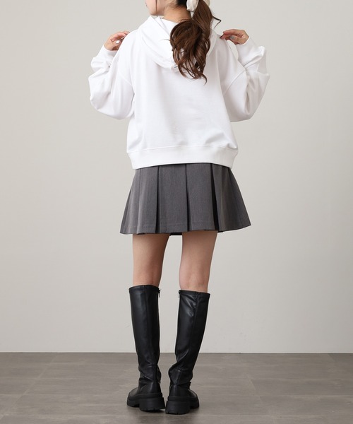 FILA(フィラ)の「FILA フィラ プリント 長袖パーカー スウェット フーディ hoodie parka(パーカー・レディース・ホワイト/ネイビー/パープル・XL/L/M)」の8枚目の写真