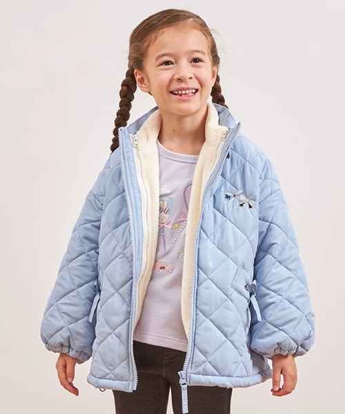 KP（ケーピー）の「キャンディ刺しゅう トレーナー 【吸湿発熱】（スウェット・キッズ・ラベンダー/ミント・80ｃｍ/90cm/100cm/120cm/130cm/140cm/110cm）」の4枚目の写真