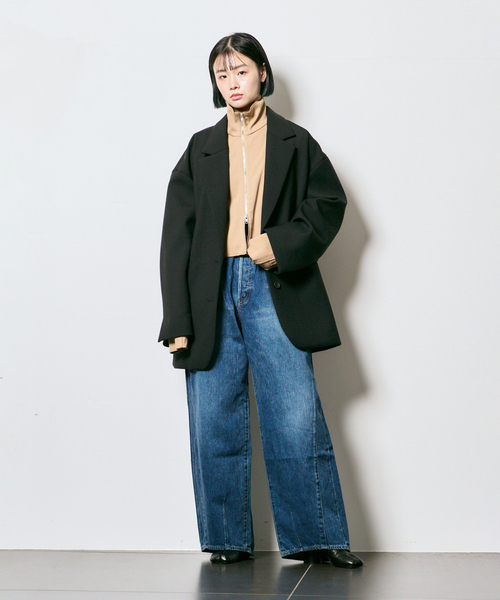 KURO(クロ)の「KURO STRUCTURE 964184:デニムパンツ(デニムパンツ・レディース・ブルー系その他・28/27/26)」の6枚目の写真