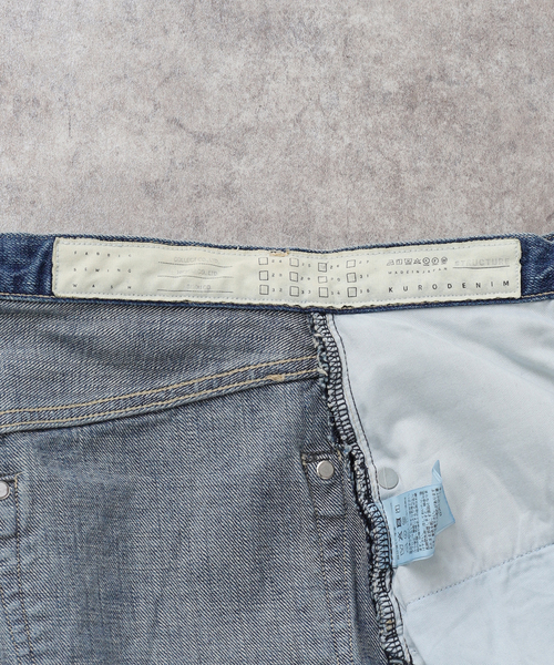 KURO(クロ)の「KURO STRUCTURE 964184:デニムパンツ(デニムパンツ・レディース・ブルー系その他・28/27/26)」の15枚目の写真
