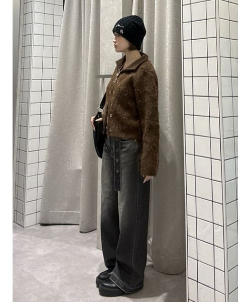 LAGUA GEM(ラグアジェム)の「HEM EMBROIDERY デニム(デニムパンツ・レディース・ブラック/ブルー・25inch/26inch/22inch/23inch/24inch)」の22枚目の写真