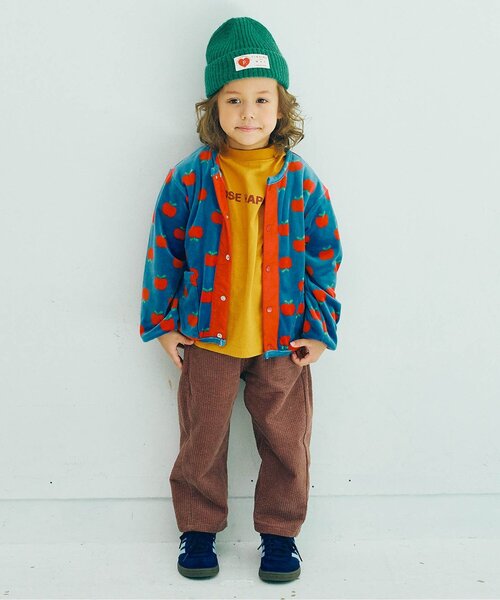 p.premier(ピードットプルミエ)の「【ジュニア対応】ベロアタッチのメルティ起毛フリーススナップカーディガン(カーディガン/ボレロ・キッズ・その他2/ネイビー/ブラック/ブルー/ブラウン/レッド・80/90/100/110/120/130/140)」の20枚目の写真