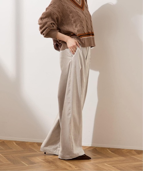 【2024AW】L'ESSAGE ストレッチコーデュロイ 2タックパンツ 38 ストレッチコーデュロイ 2タックパンツ（その他パンツ）｜JOURNAL