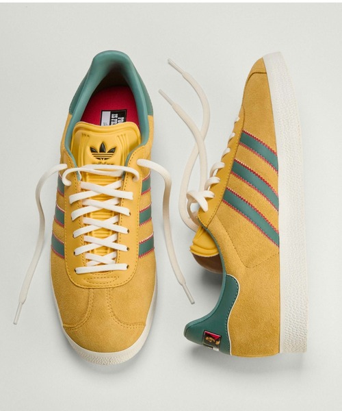 adidas(アディダス)の「adidas GAZELLE Bob Marley / アディダス ガゼル ボブ マーリー(スニーカー・メンズ・イエロー・26.5cm/27.5cm/26.0cm/27.0cm/28.0cm/28.5cm)」の1枚目の写真