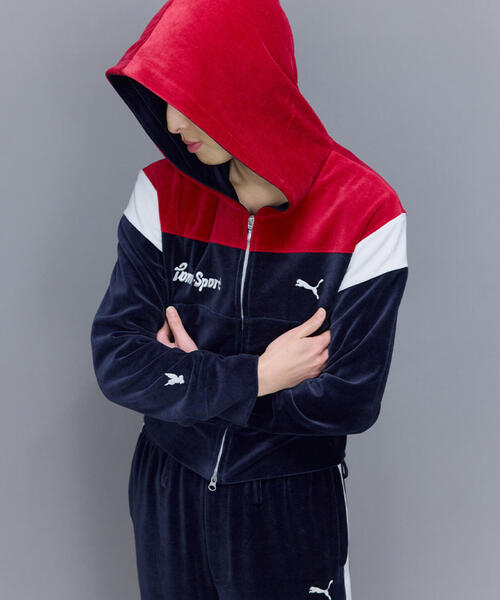 MASU（エムエーエスユー）の「PUMA×MASU/プーマ×エムエーエスユー/T7 SHORT TRACK HOODIE（パーカー・メンズ・ネイビー・SMALL/MEDIUM/LARGE/X-LARGE/X-SMALL）」の22枚目の写真