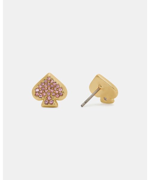 kate spade new york(ケイトスペード ニューヨーク)の「エブリデイ スペード パヴェ ピアス(ピアス(両耳用)・レディース・ピンク・ONESIZE)」の3枚目の写真