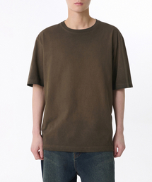 ルナ ダイング リラックスド クルーネックTシャツ [ブラウン]