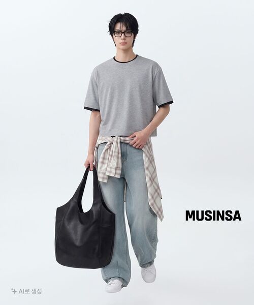 MUSINSA STANDARD（ムシンサスタンダード）の「レザーコートスニーカー[ホワイト]（スニーカー・レディース・その他・29cm/26cm/26.5cm/27cm/27.5cm/28cm/28.5cm/23cm/23.5cm/24cm/24.5cm/25cm/25.5cm）」の11枚目の写真