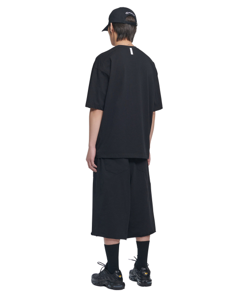 NOMANUAL(NOMANUAL)の「MOLTING T-SHIRT - BLACK(Tシャツ/カットソー・レディース・その他・SMALL/MEDIUM/LARGE/X-LARGE)」の5枚目の写真