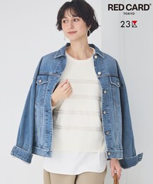 新品未使用　23区　デニム　ダブルボタンジャケット　サイズ38　タグ付 23区 L｜ニジュウサンクオオキイサイズのデニムジャケット（ボタン留め