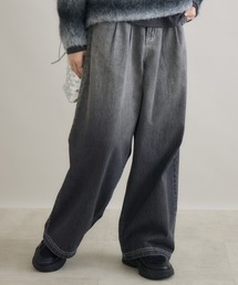 CYAN　グラデーションデニムワイドパンツ