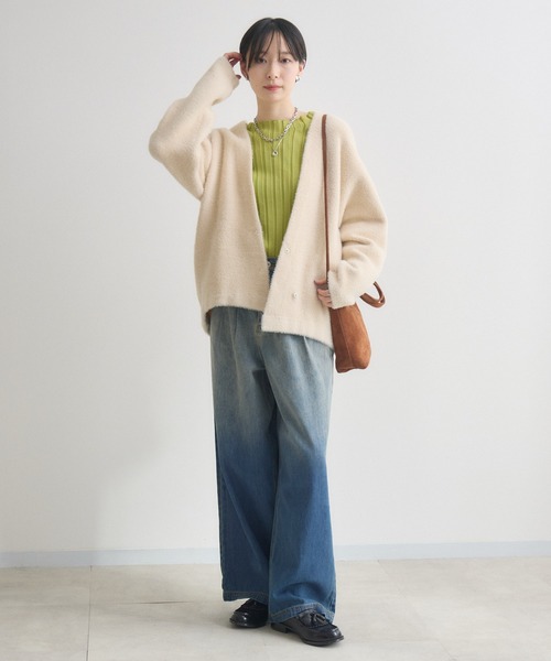 Paradise Picnic（パラダイスピクニック）の「CYAN　グラデーションデニムワイドパンツ（デニムパンツ・レディース・ブラック/ブルー・FREE）」の20枚目の写真