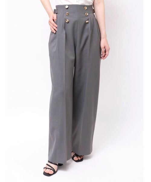 TONAL(トーナル)の「マリンサイドベルトワイドパンツ(その他パンツ・レディース・ネイビー/オフホワイト/ベージュ/チャコールグレー/ダークネイビー・SMALL/MEDIUM)」の2枚目の写真