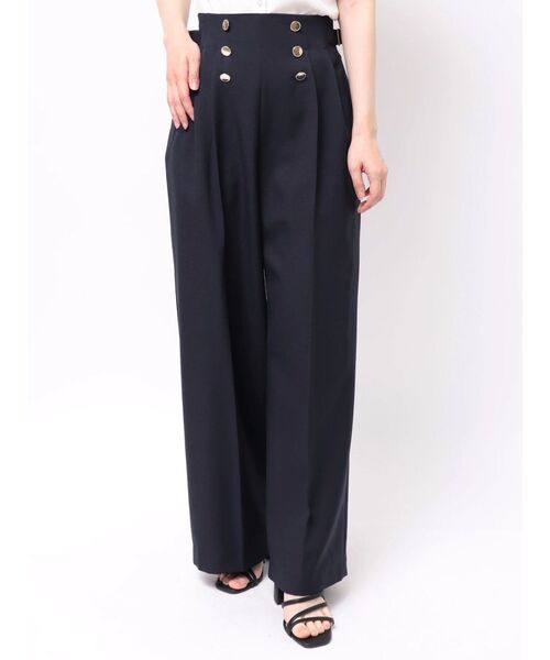 TONAL(トーナル)の「マリンサイドベルトワイドパンツ(その他パンツ・レディース・ネイビー/オフホワイト/ベージュ/チャコールグレー/ダークネイビー・SMALL/MEDIUM)」の5枚目の写真