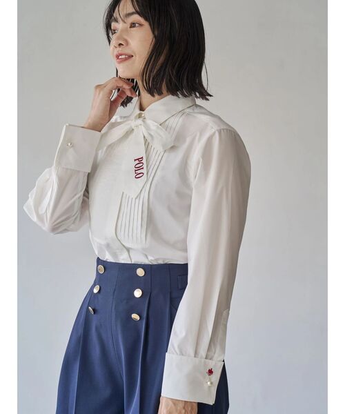 TONAL(トーナル)の「マリンサイドベルトワイドパンツ(その他パンツ・レディース・ネイビー/オフホワイト/ベージュ・SMALL/MEDIUM)」の16枚目の写真